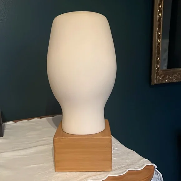 IKEA Bisque Nagon Head Sculpture - Picture 3 of 16